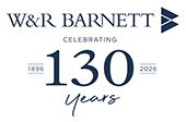 W & R Barnett 130 Years Logo